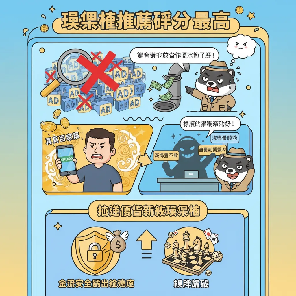 娛樂城推薦評分最高：如何避開黑網並挑選優質線上博弈平臺？