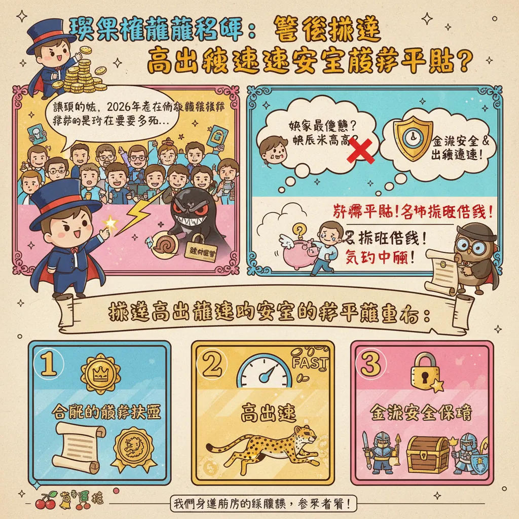 娛樂城推薦名單：怎麼挑選高出金速度且安全的博弈平臺？